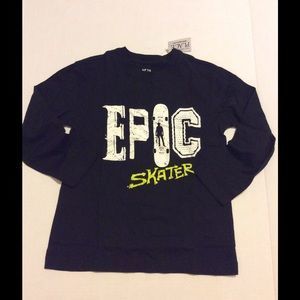 Childrens Place Boys epic skate board shirt